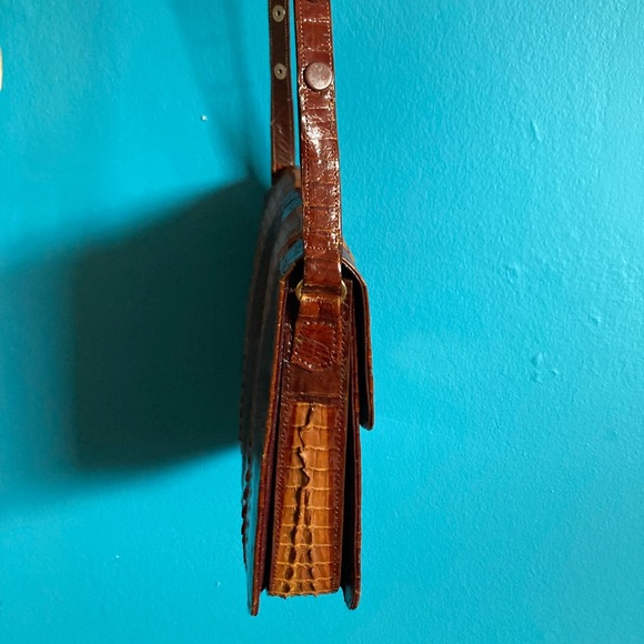 💫VINTAGE 1970s Aligator skin purse - Picture 6 of 8